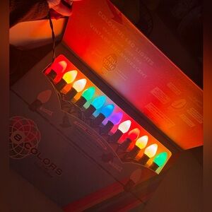 Tru-tone spectra holiday  light set and 20 light reflectors